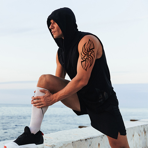 tatouage éphémère tribal