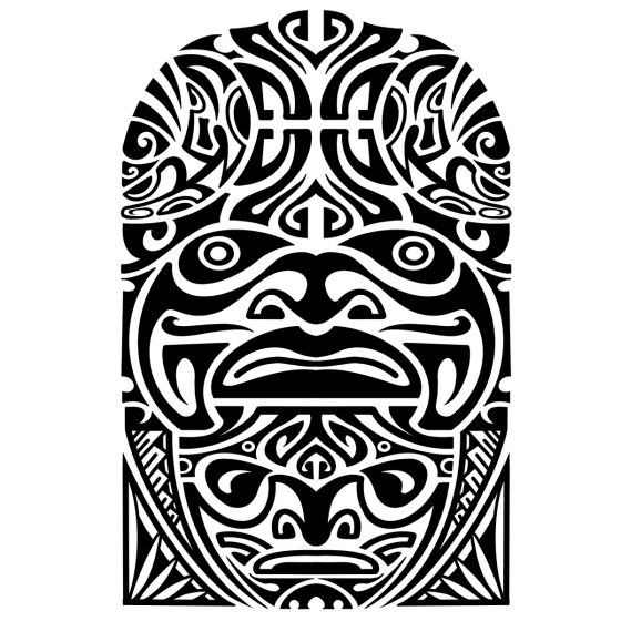 Tatouage éphémère avant bras Maori