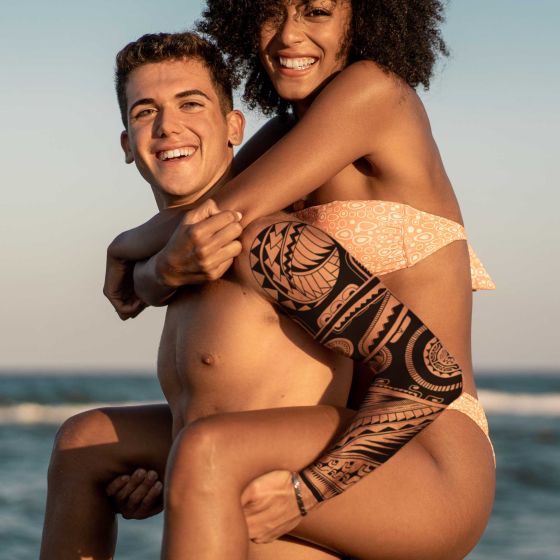 Tatouage éphémère sleeve manchette Maori