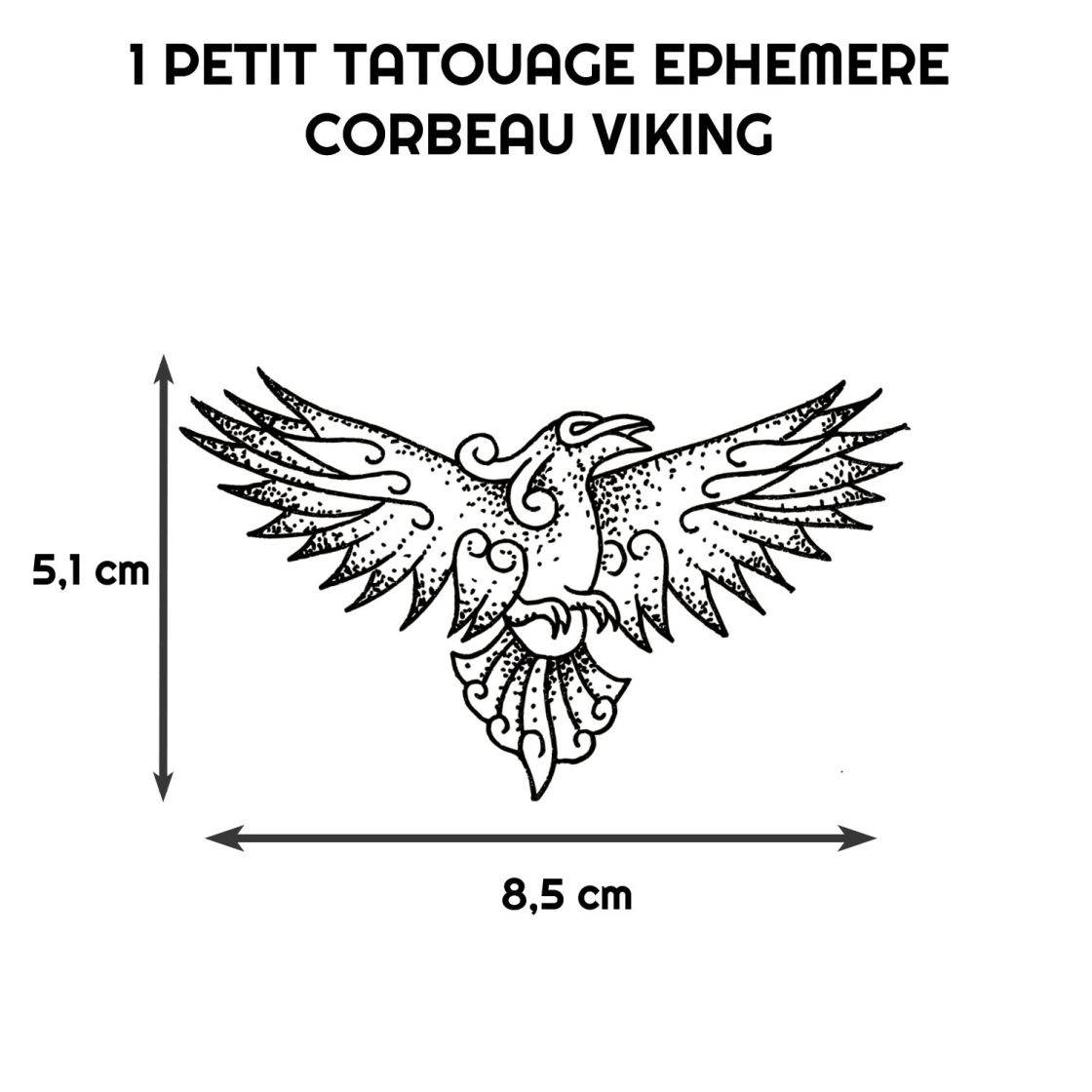 Petit Tatouage Corbeaunull